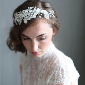 Twigs & Honey Bridal Headband—Opal enchanted bead